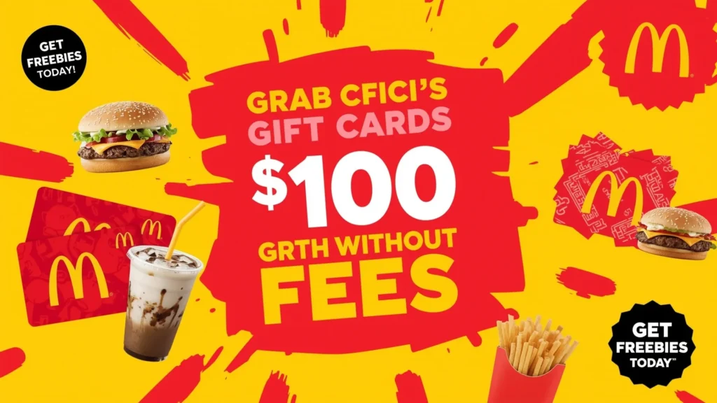 “McDonald Gift Card Codes: 100% Working and Verified Methods”